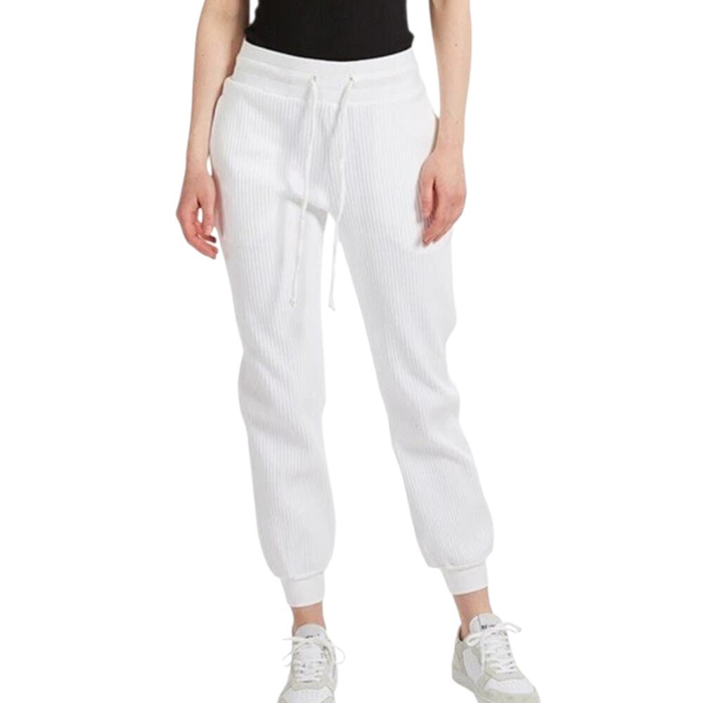 NWT Women's The Range Vital Rib Jogger White Drawstring Pants Urban Chic XS